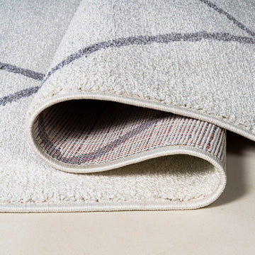 Cole Minimalist Diamond Trellis Area Rug